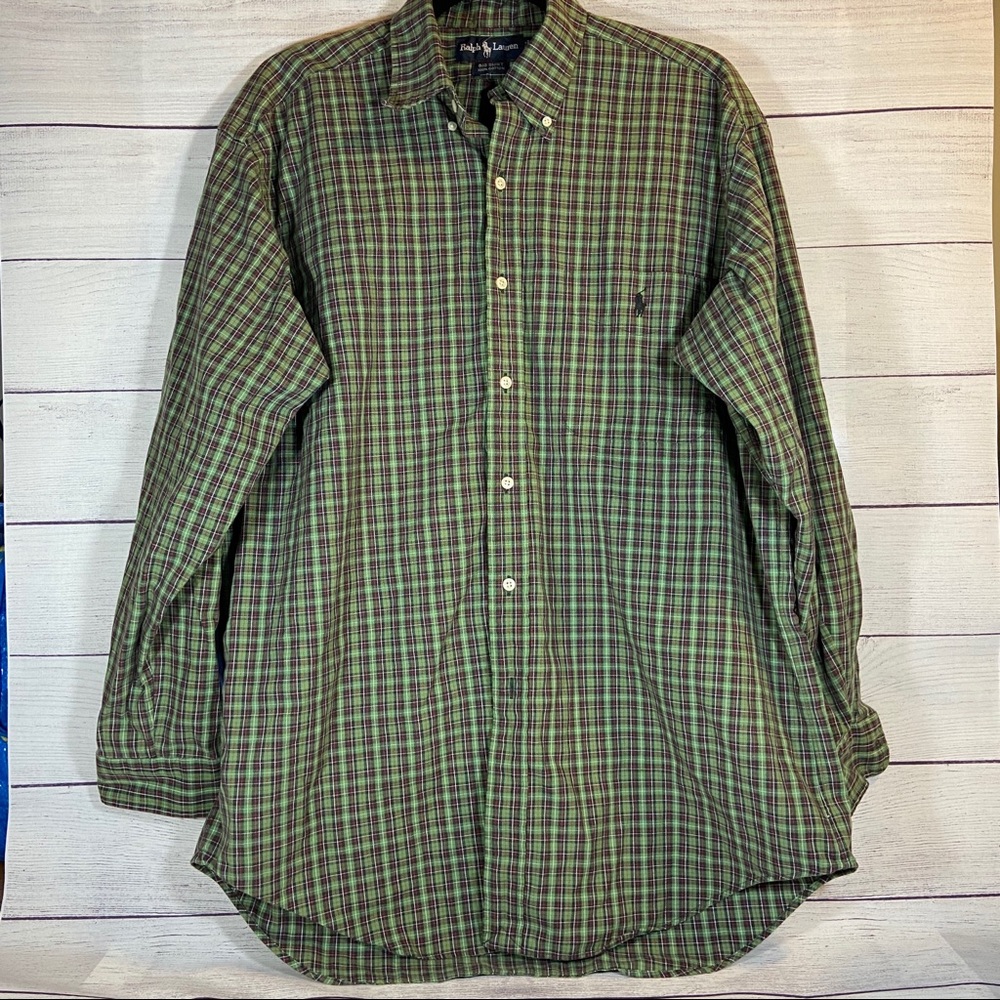 Vintage Polo long sleeve button down (M)